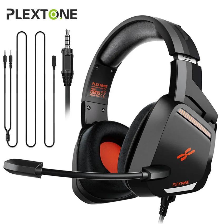 

PLEXTONE G800 Gaming Headset Casque Over-Ear Stereo Headphones with Mic for PS4, New Xbox One,PC, Mobile Phone Headset Gamer