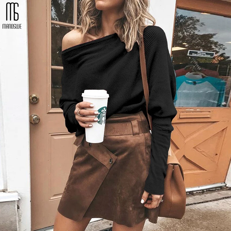 Женский свитер с длинным рукавом Осень-зима | Женская одежда