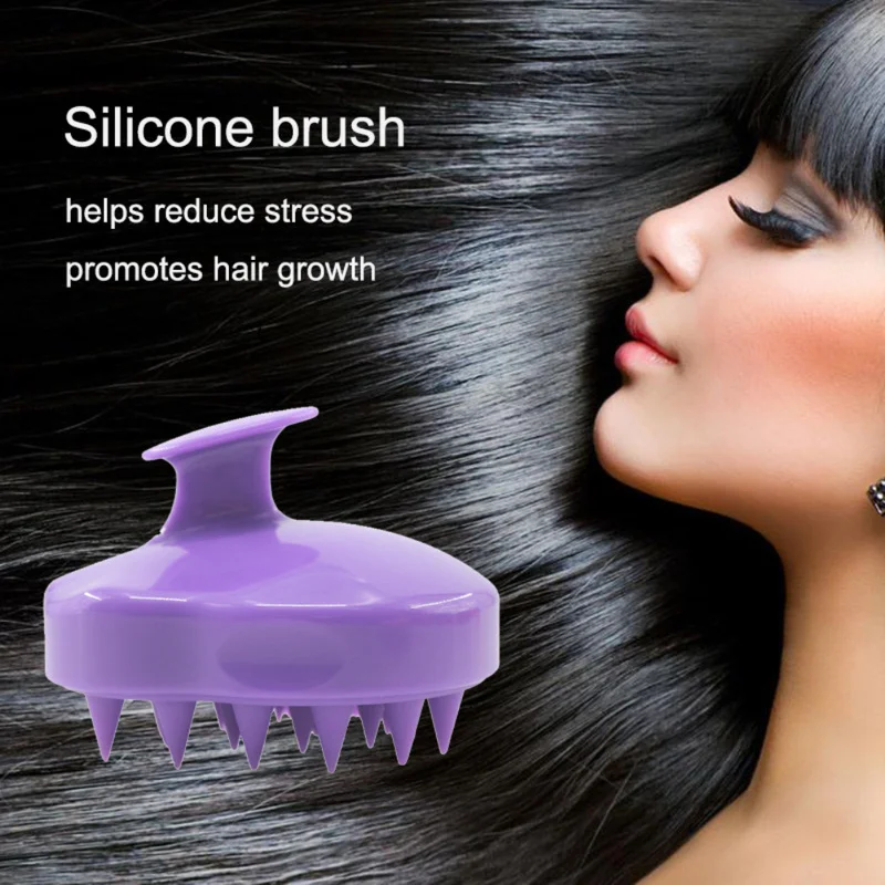 

Silicone Head Body Massager Shampoo Scalp Massage Brush Hair Washing Comb Body Shower Brush Bath Spa