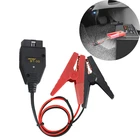 Автомобильный адаптер 652F для экстренного питания ECU, шнур питания, зажим для батареи, адаптер OBD, автомобильный удлинитель, устройство для экономии памяти