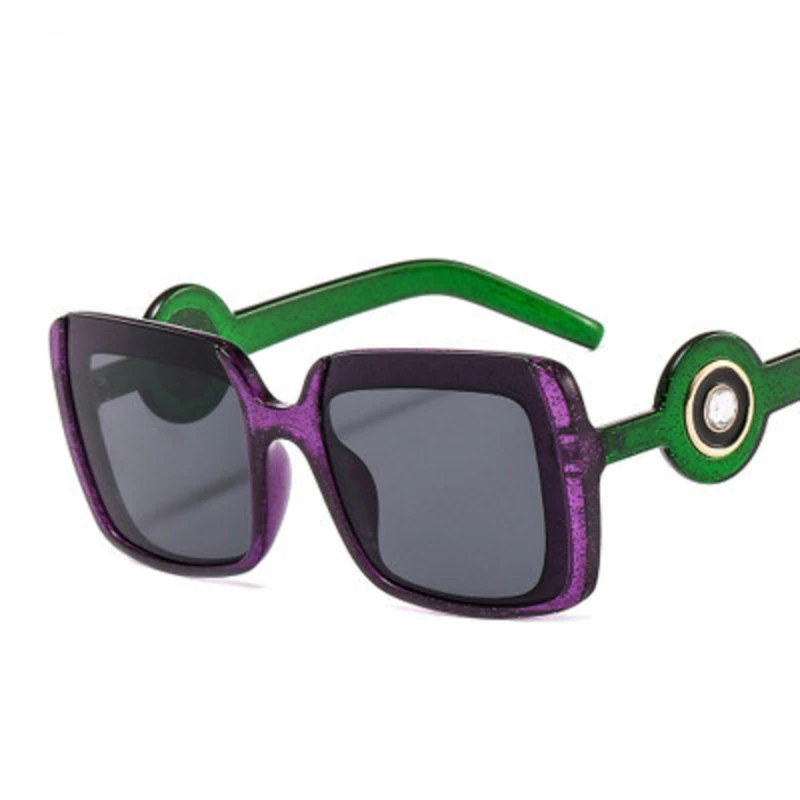 

retro square sunglasses women 2020 luxury brand designer fashion large frame sun glasses men personality gradient lens shades
