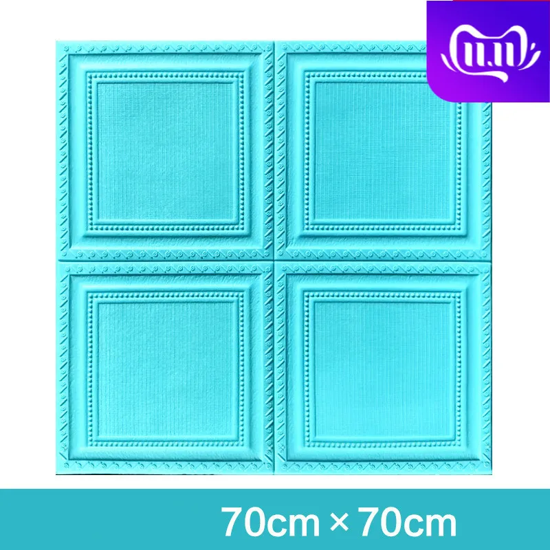 

10pcs SWaterproof Anti-Collision Self-Adhesive Wallpaper 3D Wall Stickers Wall Brick Pattern Bedroom Living Room Wall Stickers