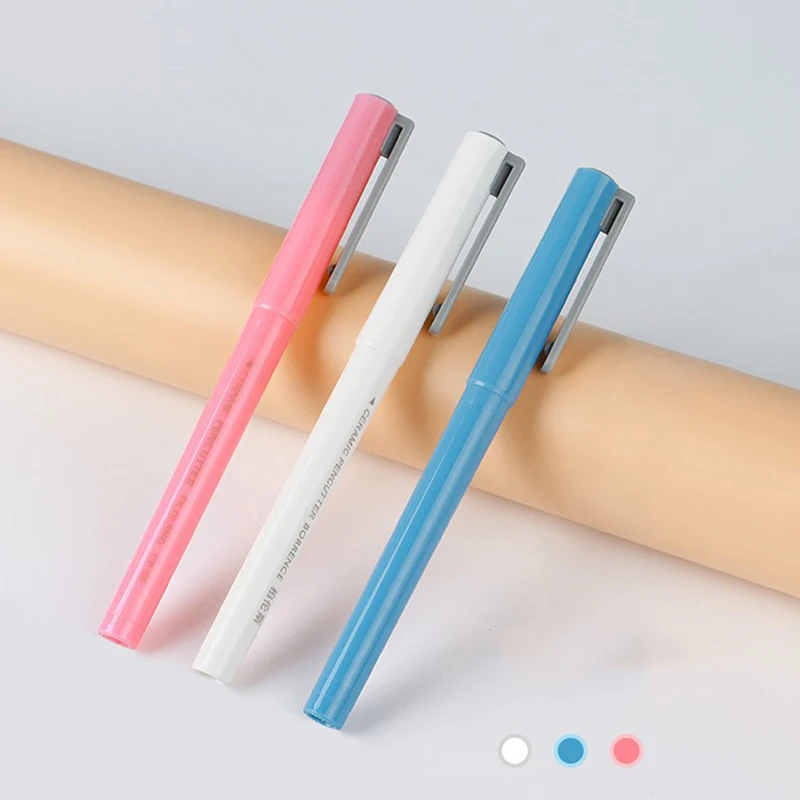 

Японский креативный бумажный нож-ручка, портативный износостойкий нож для новостей и бумаги, ремешок, ремешок, керамическое лезвие, универс...