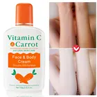 Отбеливающий крем для лица с витамином С, морковь, отбеливающий увлажняющий лосьон для тела, Осветляющий крем для кожи