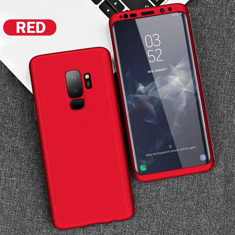 JKING Роскошный 360 Полный чехол для телефона samsung Galaxy S10 S9 S8 Plus S7 Edge Note 9 8