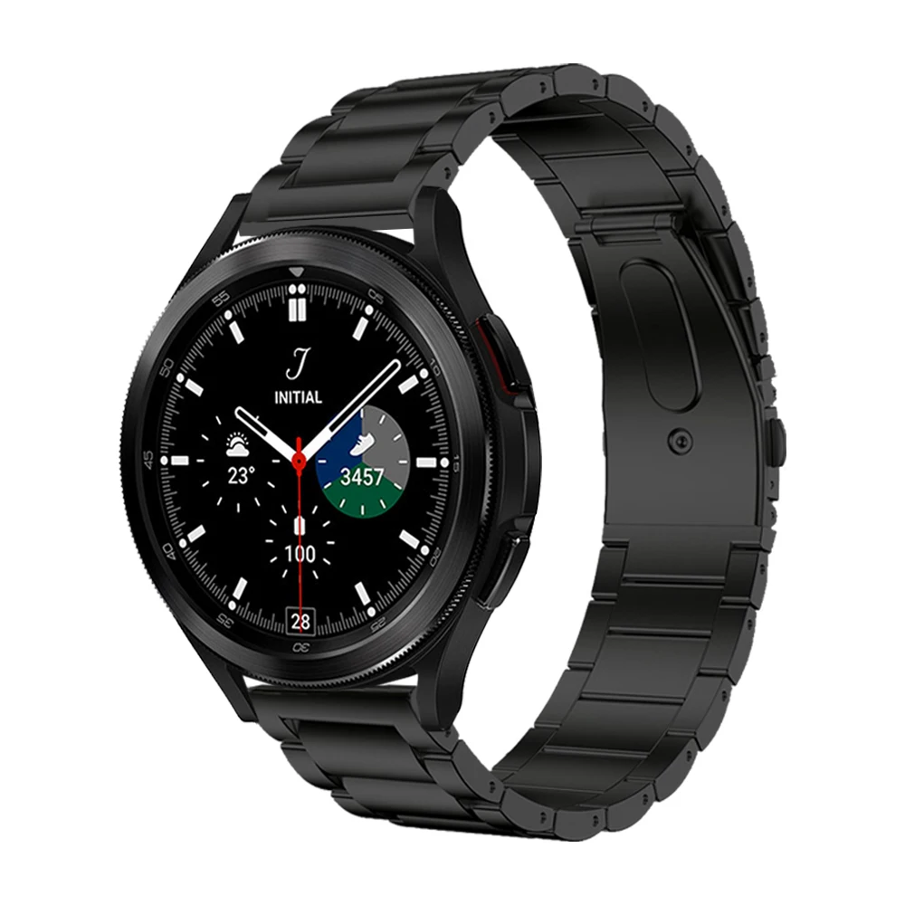 Titanium plating Strap For Samsung Galaxy Watch 4 Classic 46mm 42mm/Galaxy Watch4 44mm 40mm Band Metal stainless steel Watchband