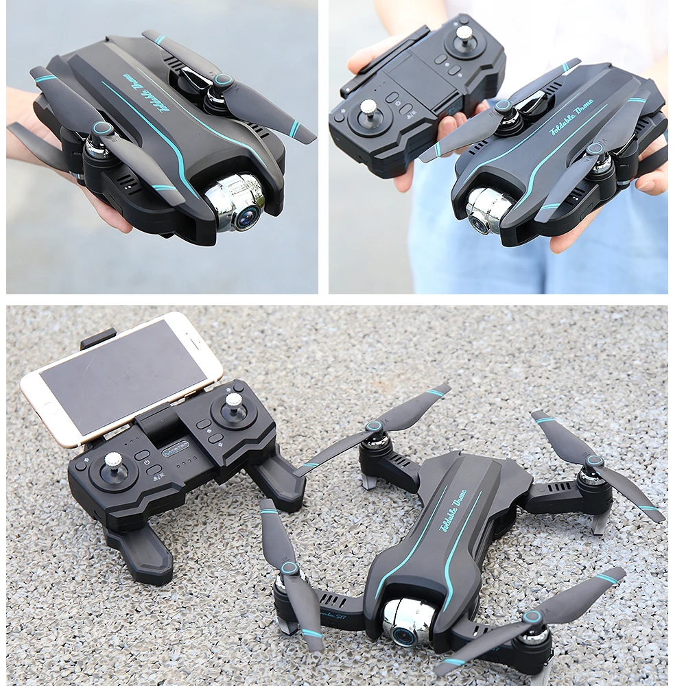 

S17 Professional Drone Electrically Modulated Dual Camera Aircraft 4k Aerial Photography Remote Control Toy 4k Folding Drone