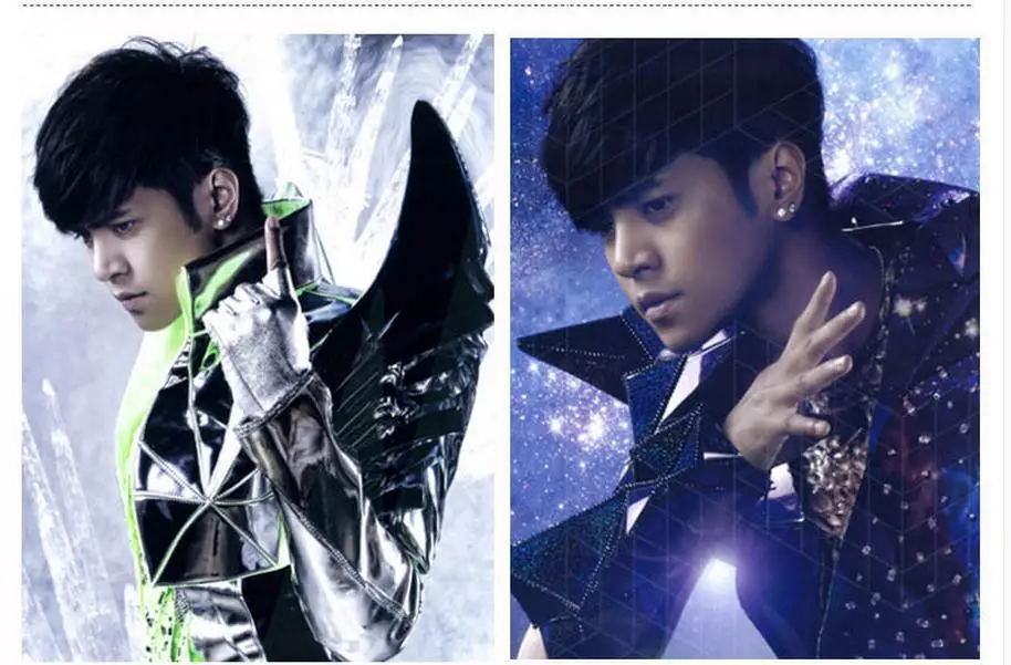 Южнокорейский EXO Wu Yifan Luo Стиль Знаменитостей титановый супер блестящий