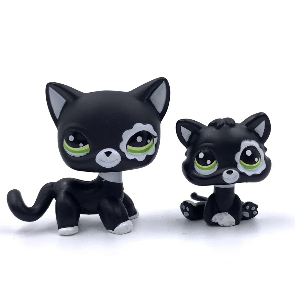 LPS редкая кошка маленькие животные игрушки для зоомагазина милая котенка стоячая