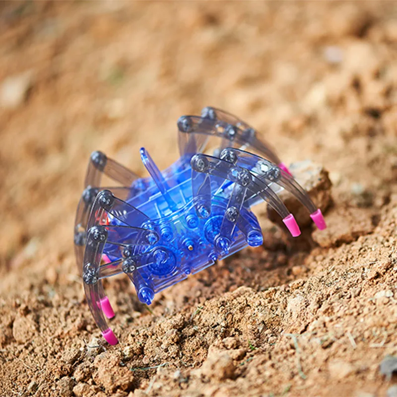 Электрический робот паук игрушки DIY собрать детские развивающие набор Сборка