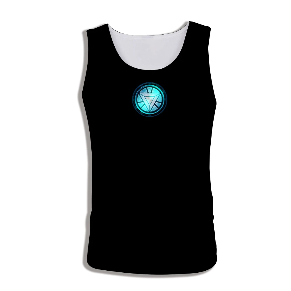 2019 Компрессионные Мужские футболки с 3D принтом Железного человека Майки для