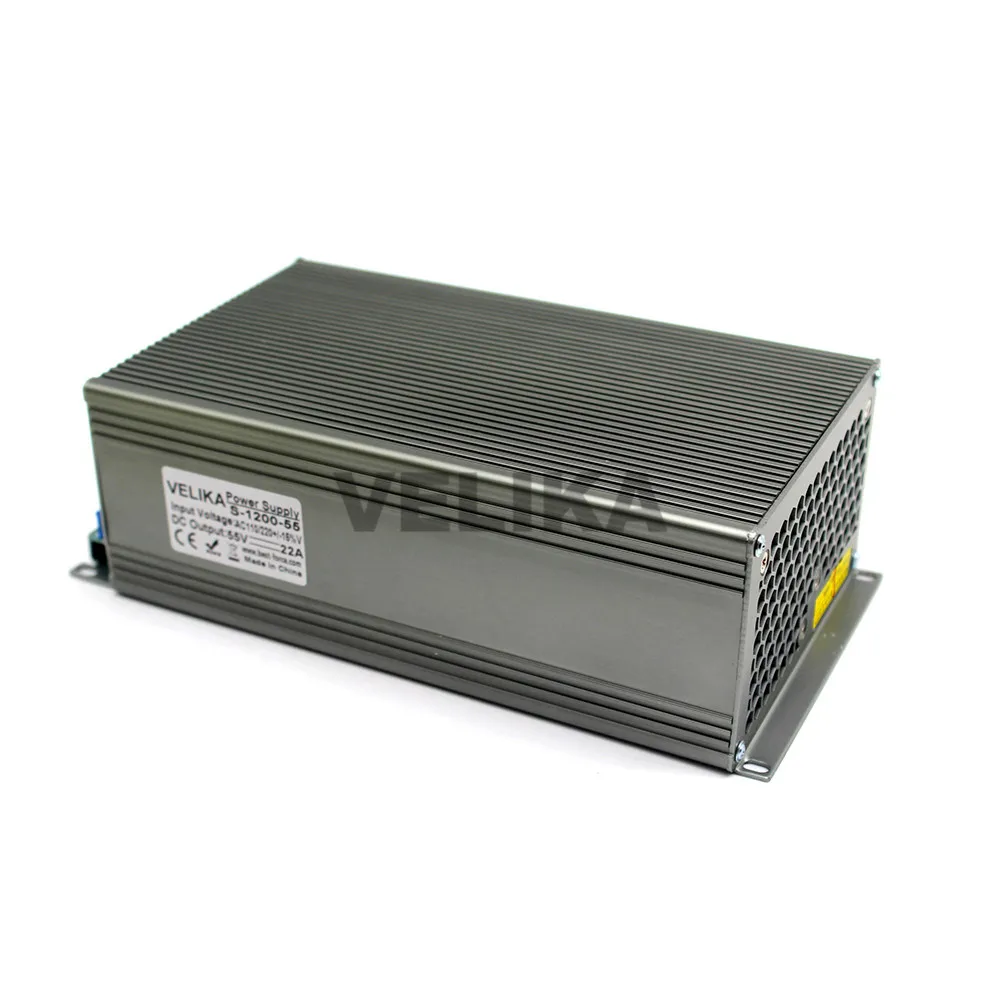 Блок питания 1200 вт 22A 55 в переключение регулируемого напряжения AC DC55V драйвер SMPS