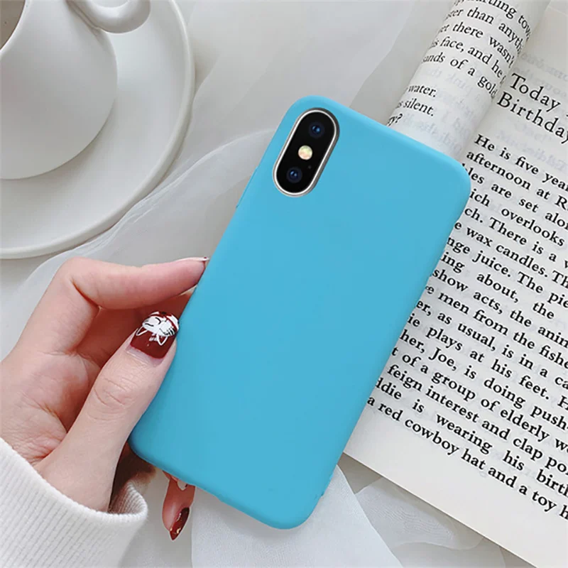 Ktggj-tlan Матовый Силиконовый чехол для samsung Galaxy S10 Lite S10e S10 S9 S8 плюс S7 S6 Edge Note 9 8 5 M40 M30 M20 M10 простой Карамельный цвет чехол - Цвет: Ktggj-tlan