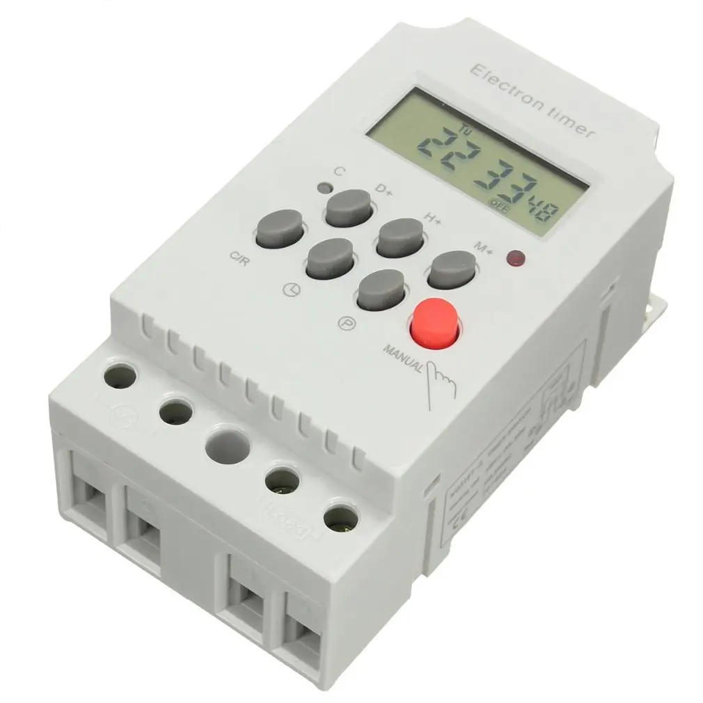 

KG316T-II Programmable Timer Digital Time Switch LCD Micro-Computer Power Time Controller AC220V 25A