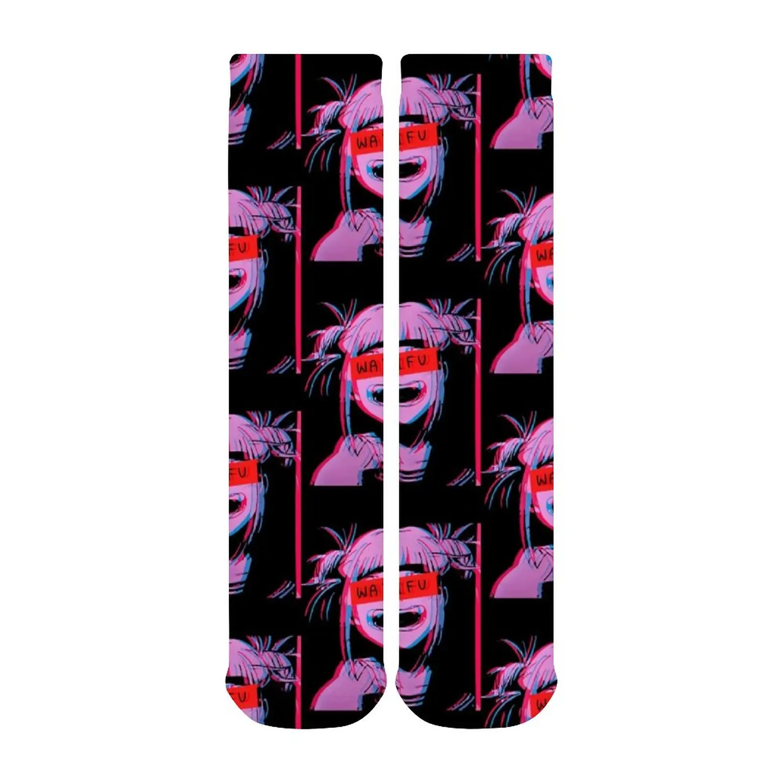 

Toga Himiko Socks Female Paint Stockings Large Chemical Fiber Anti Slip Colorful Winter Socks