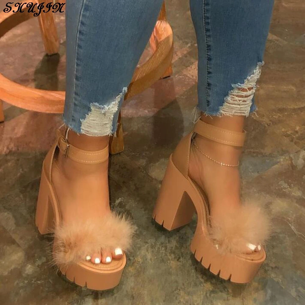 2020 Summer Thick Bottom Platform Sandals For Women With Wedges Shoes Woman Femme High Heels | Обувь