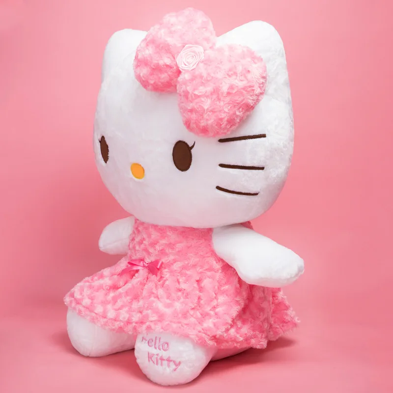 Hello Kitty аниме плюшевая кукла плюшевый счастливый кот каваи детский подарок Hug