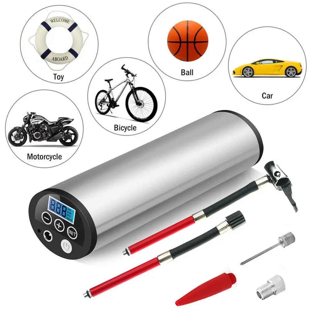 DC15V 150PSI USB интерфейс портативный воздушный компрессор надувной насос с ЖК