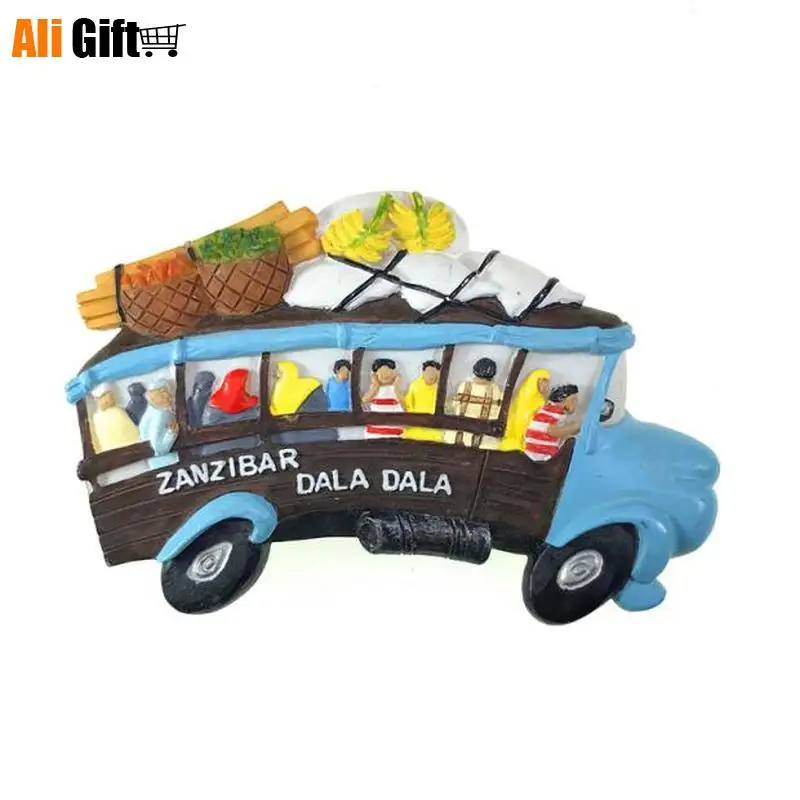 Семейный холодильник Африканский танзанийский Занзибар полимерный магнит новый