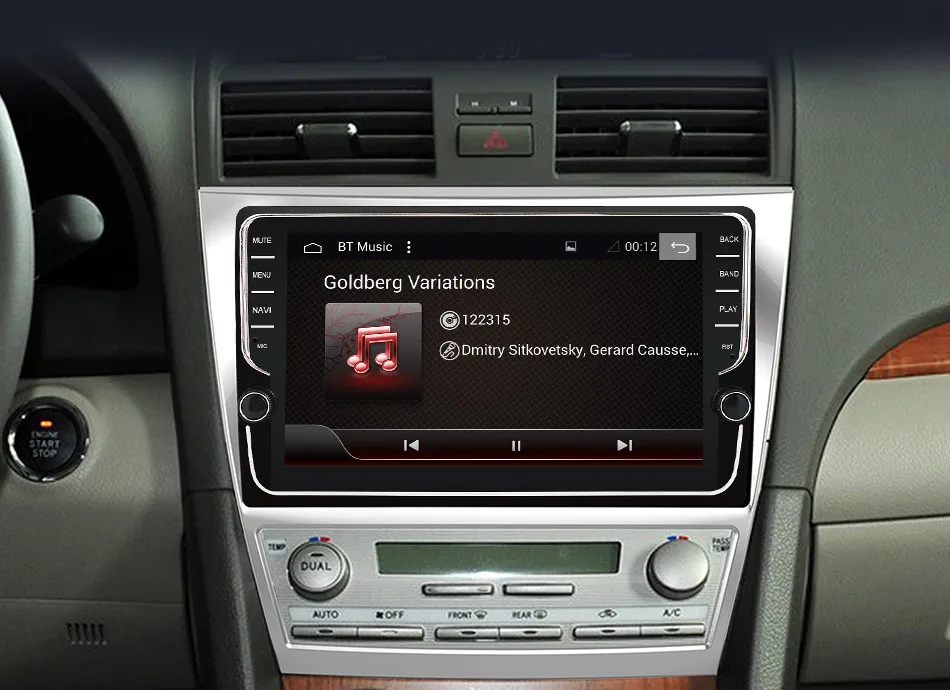 Eunavi ips TDA7851 Android 9 автомобильный Радио gps навигация для Toyota camry 2007 2008 2009 2010 2011 Мультимедиа стерео плеер без dvd