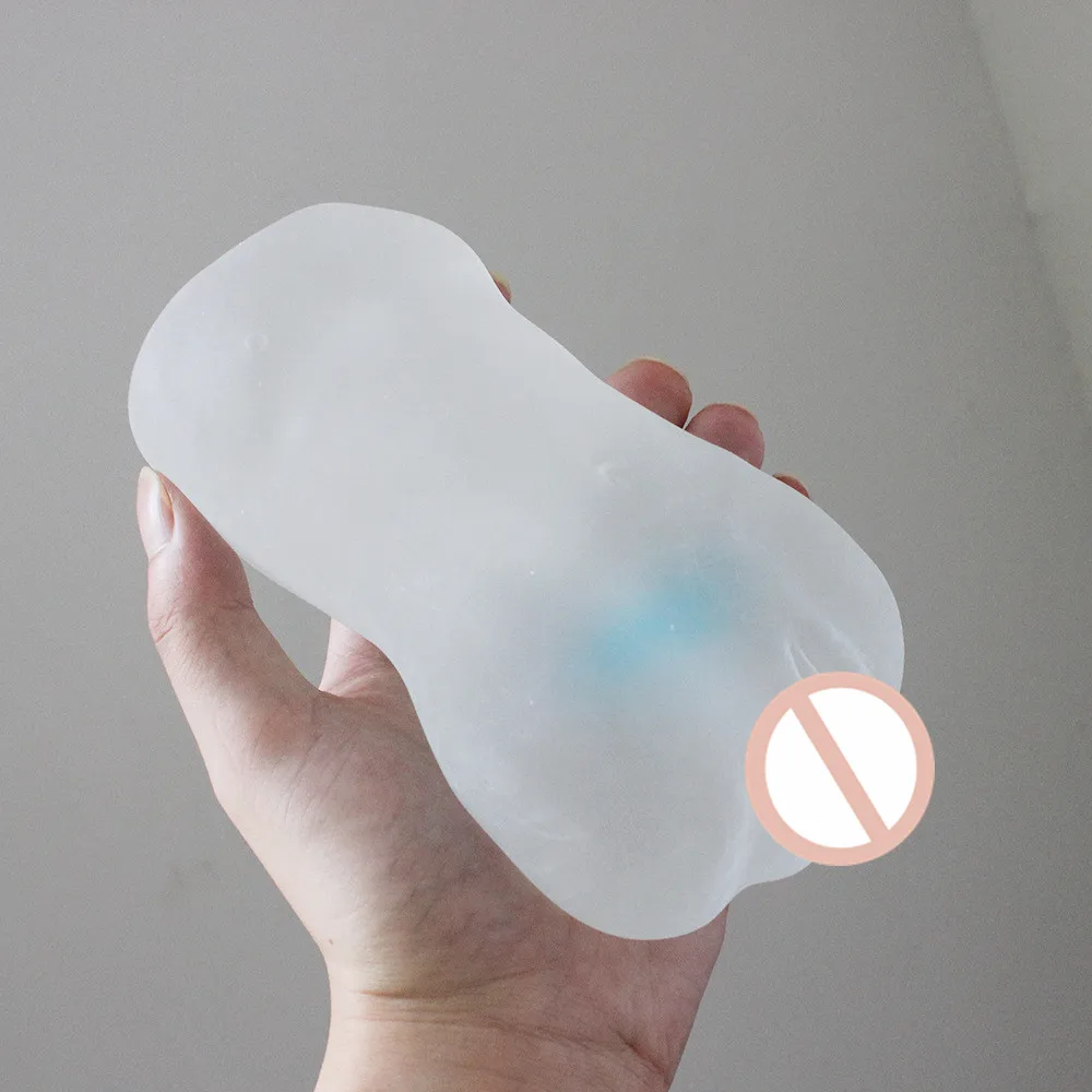 Прозрачная Вагина для мужчин силиконовая карманная киска мужской мастурбатор