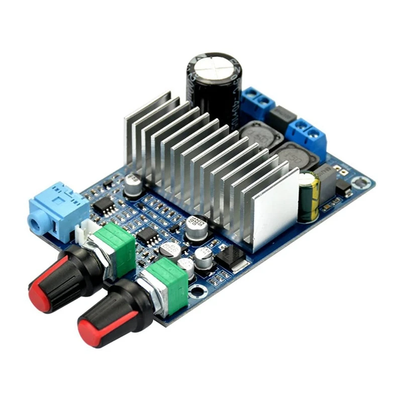 TPA3116 сабвуфер усилитель доска 100 Вт бас Выход DC12 24V цифровой небольшой Мощность