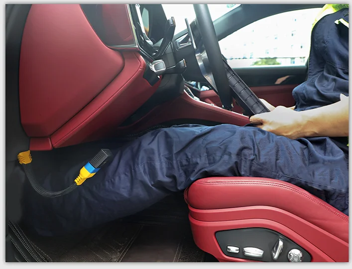 Гибкий Удлинительный кабель OBD2 16 Pin штыревой разъем для thinkdiag Easydiag