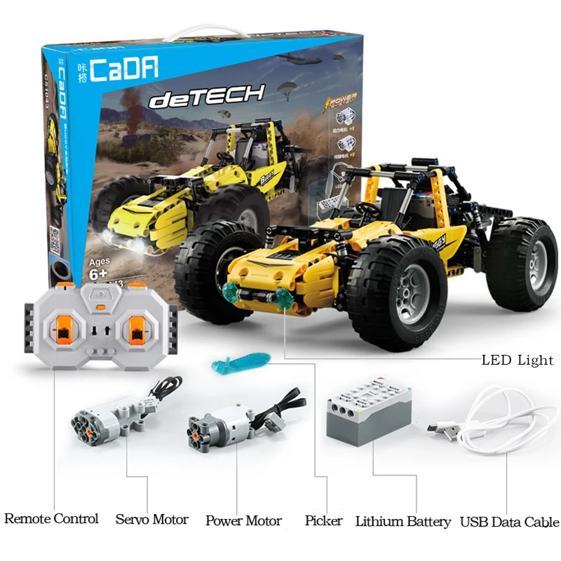 

Technics RC Car 1:9.5 scale Mountain Off-road Vehicle 522 PCS SUV Building Blocks Assembly Toys Bricks Collection For Boys Gifts