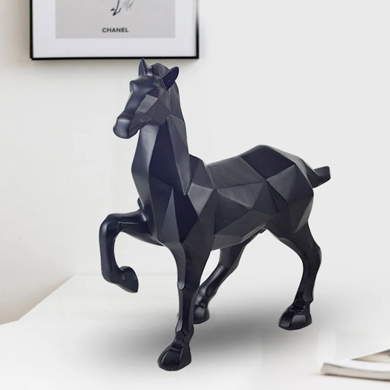 Фабричное производство фигурки животных Смола фэн-шуй украшения лошадь