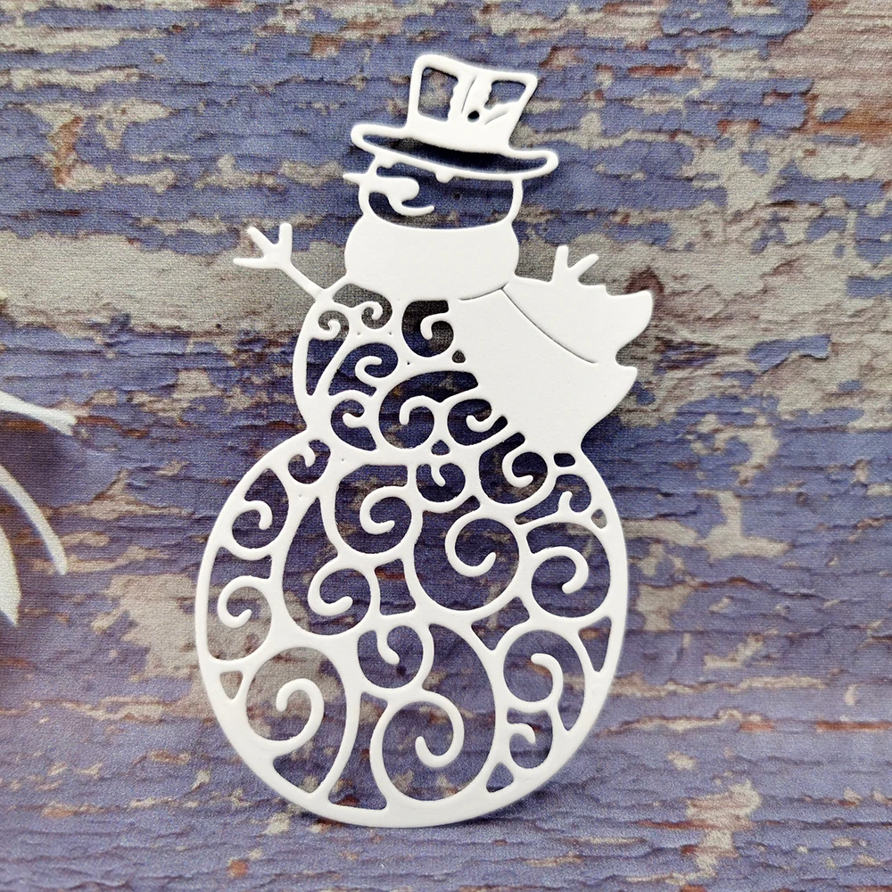 

Snowman Metal Dies Scrapbooking For Card Making Mold Embossing Folder Stencil DIY Craft Die Cutting Dies Cut Knife Mould