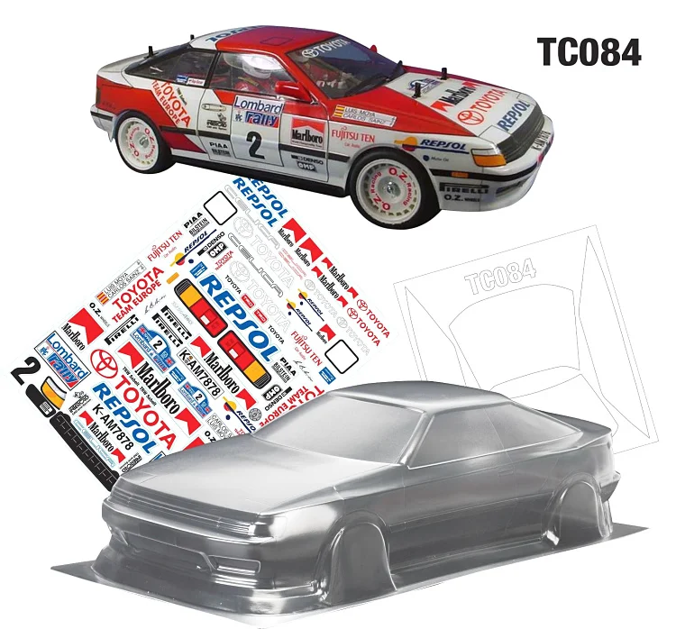 Радиоуправляемая машина OnRoad Clear GT Mustang GT 60 s корпус 200 мм HPI Kyosho Tamiya Redcat HSP 1-10 Масштаб Yokomo Drift 1965 Ford Shelby - Цвет: tc084