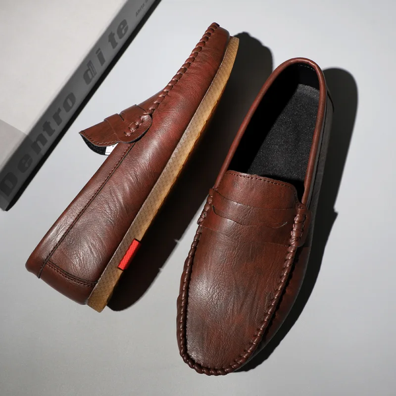 

Повседневные мужские лоферы Oudoor, обувь, слипоны, кроссовки, мягкая подошва, дышащие топ-сайдеры