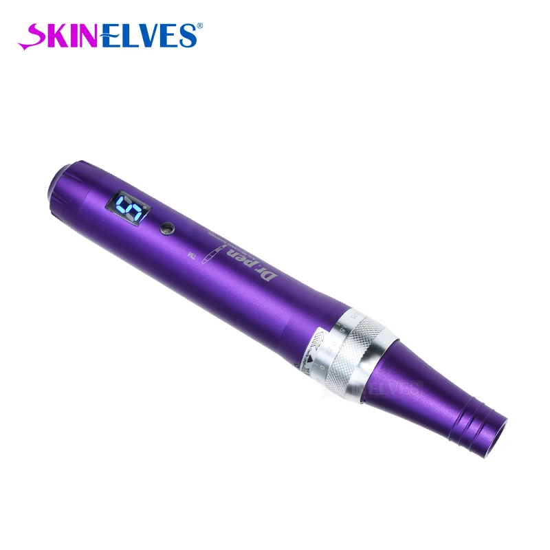 Dr pen X5 Новый беспроводной микро иглы цифровой ЖК-дисплей Дерма ручка