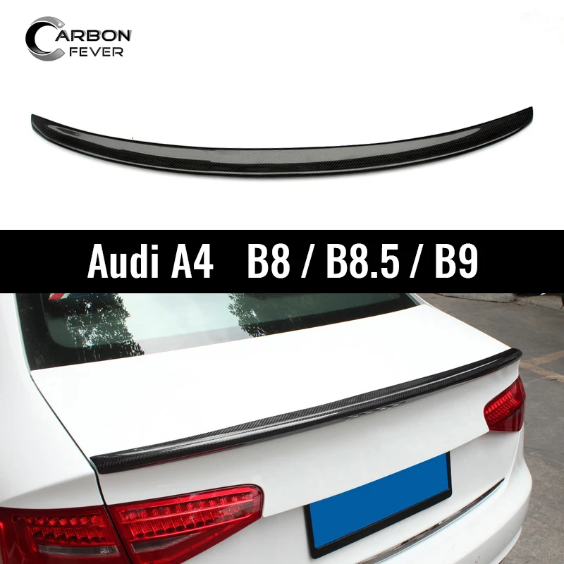 Для Audi A4 B8 B8.5 B9 4 Двери Седан высокий удар высокое качество карбоновое волокно