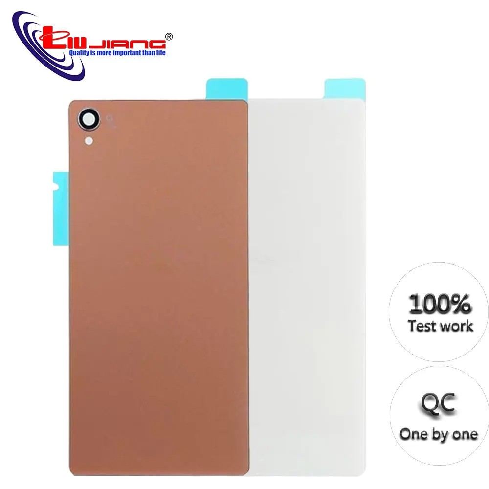 Liujiang Новая задняя крышка батареи для sony Z3 L55T D6603 D6653 D6643 задняя дверь стеклянный чехол с NFC Замена