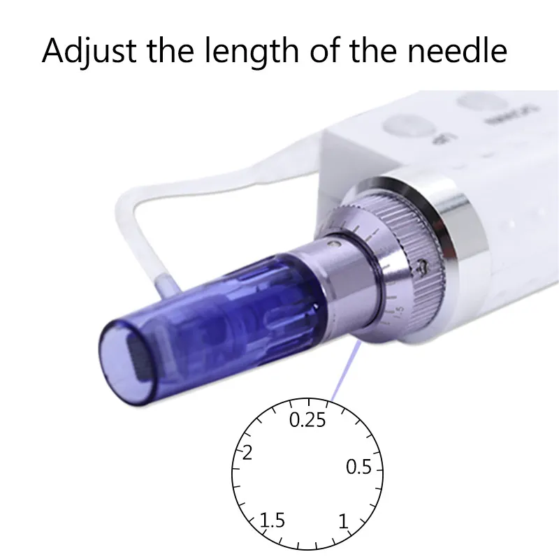 Профессиональный массажер с микроиглами мезо ручка без игл портативный впрыск
