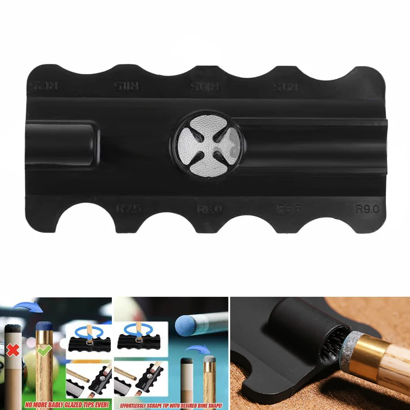 

2020 Billiards Pool Cue Tip Repair Tool Billiard Cue Accessories Trimmer/Burnisher/Shaper/Taper 5-in-1 Tool X85