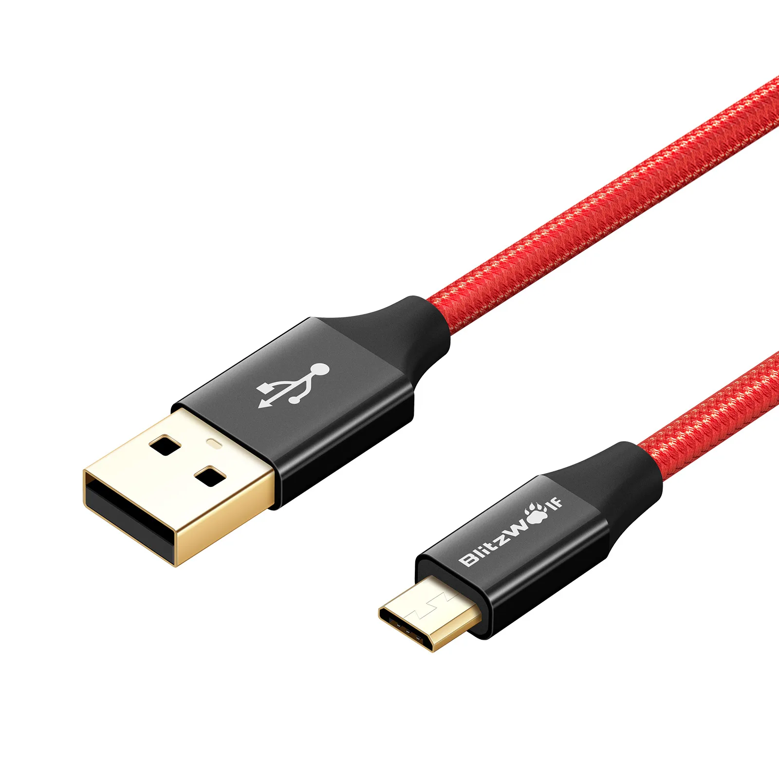 Кабель Micro USB BlitzWolf для Android кабель передачи данных 2 4 А мобильный телефон зарядный