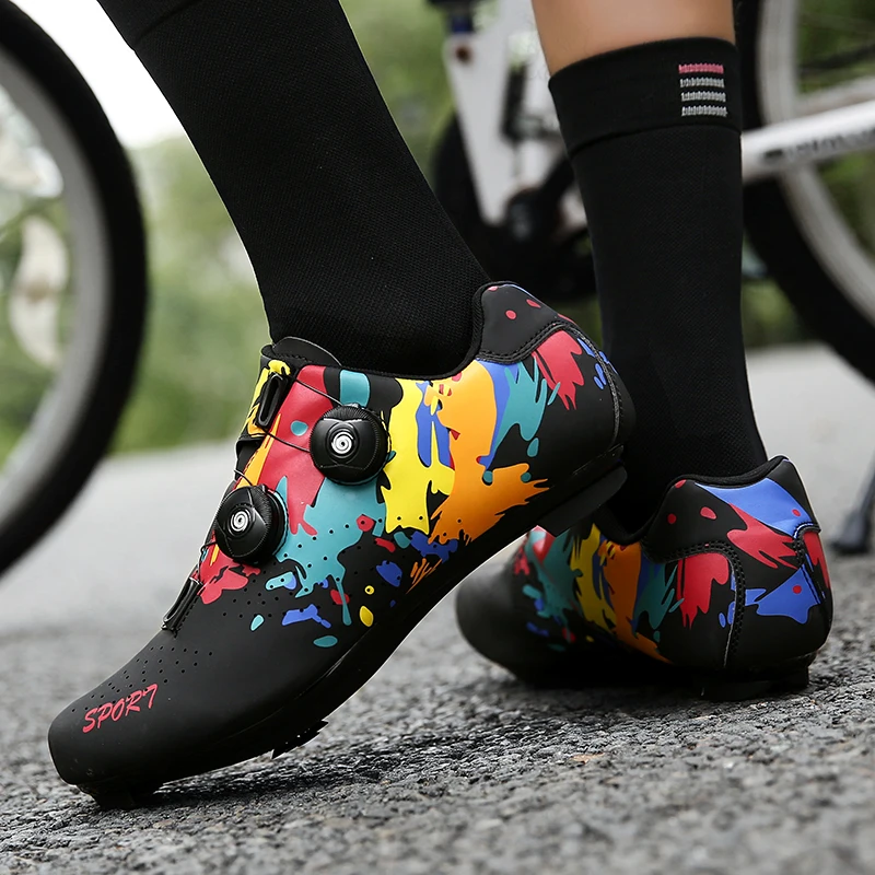 

Professional Road Cycling Shoes Athletic Bicycle Shoes Men Sports Self-Locking Bike Sapatilha Ciclismo Women Cycling Sneakers
