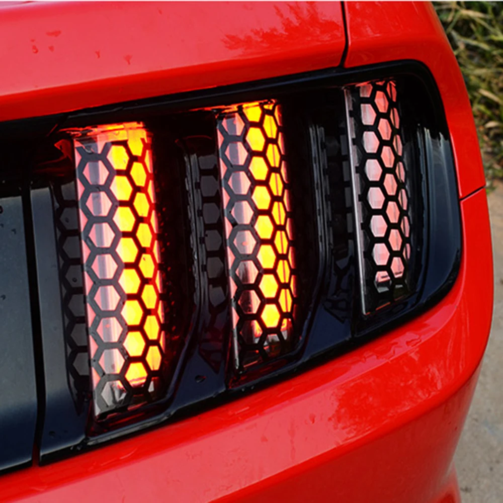 1Pcs Car Rear Tail Light Honeycomb Stickers Styling For bmw e46 e39 e90 e60 e30 f10 f11 f20 f30 g20 g30 x1 x3 x5 z4 | Автомобили и