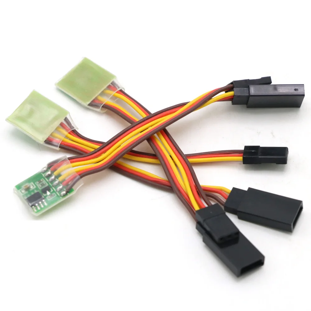 

10pcs/lot Universal 5~6V Servo Signal Reverser For Rc Servo For JR Futaba Aeroplane V-Tail