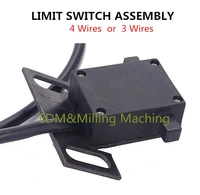 cnc milling machine ppart limit switch assembly servo power feed type 4 wires 3 wires