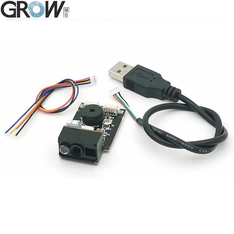 GROW GM77 640*480CMOS DC5V USB UART интерфейс 1D 2D штрих-код сканер Qr-кода для паспорта |