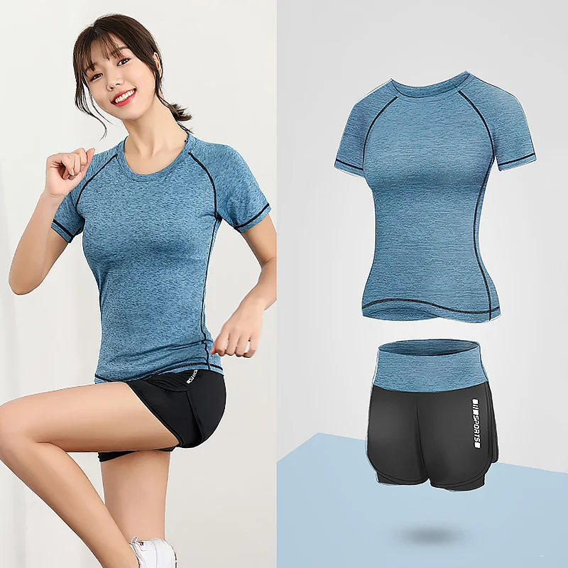 

Женский спортивный костюм из 2-х предметов, комплект одежды для спортзала, топ и штаны, для спортзала, спортивная одежда, комплект для бега и ...