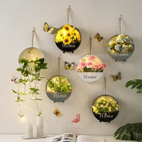 wall decoration small pendant creative restaurant flowerpot wall hanging indoor living room bedroom wall decoration layout