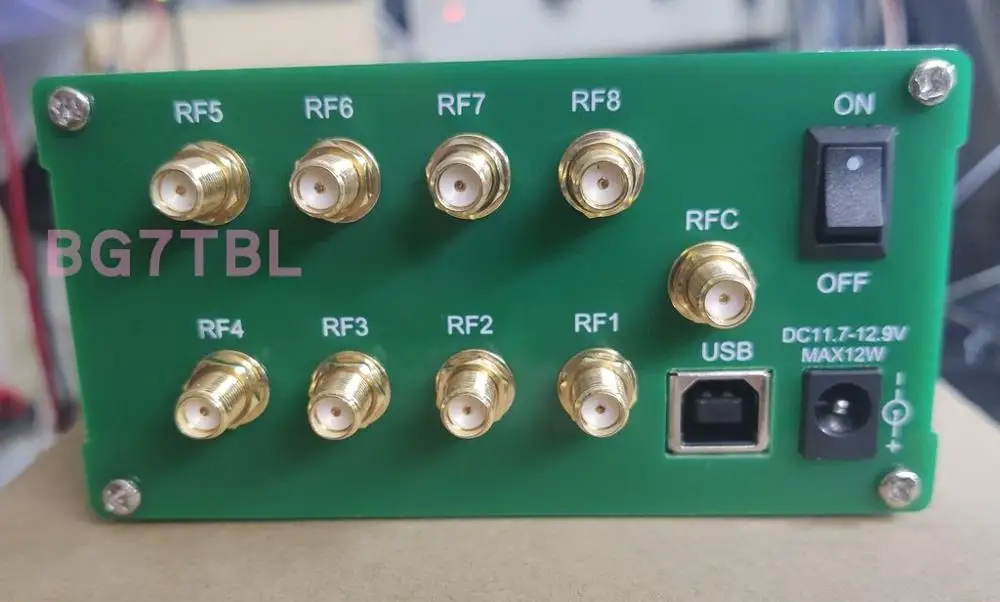 Изготовитель: BG7TBL LCD 10 кГц-2 5 ГГц SP8T однополюсный 8-бросный переключатель CNC