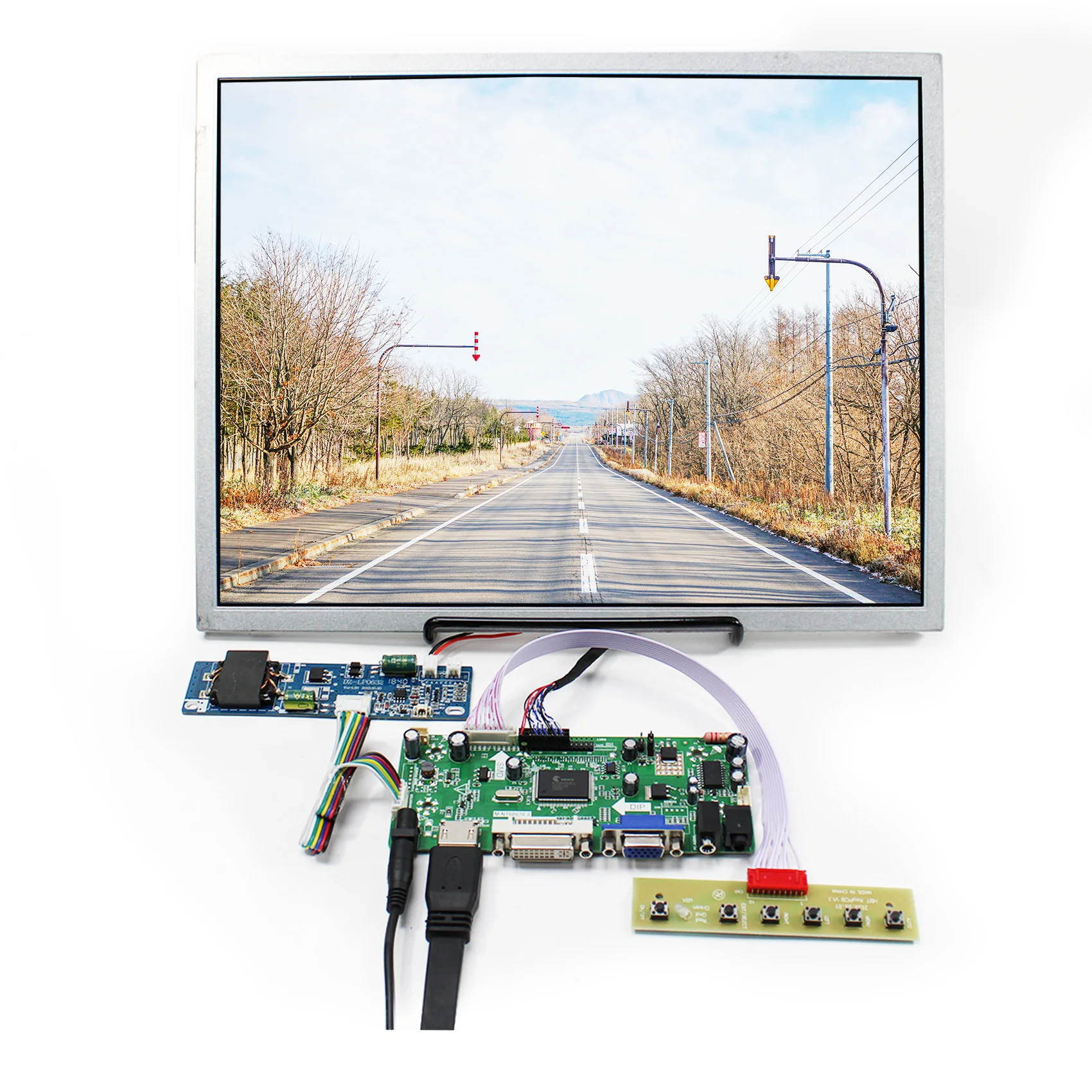 

15.0inch G150XGE-L04 1024X768 1000nits High Brightness for Sunlight Readable LCD Screen with HD MI DV VGA AUDIO LCD Drive Board