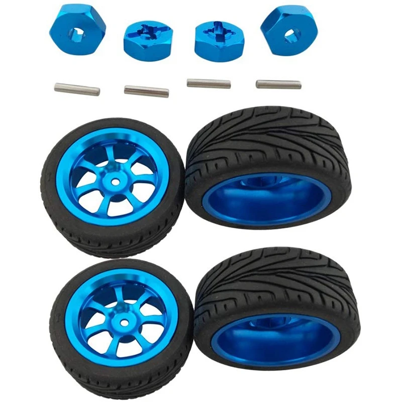 

1 Set RC Car Spare Part A949-03 Carbon Fiber Chassis Low Body Shell & 1 Set RC Wheel Tires with Hex Nut