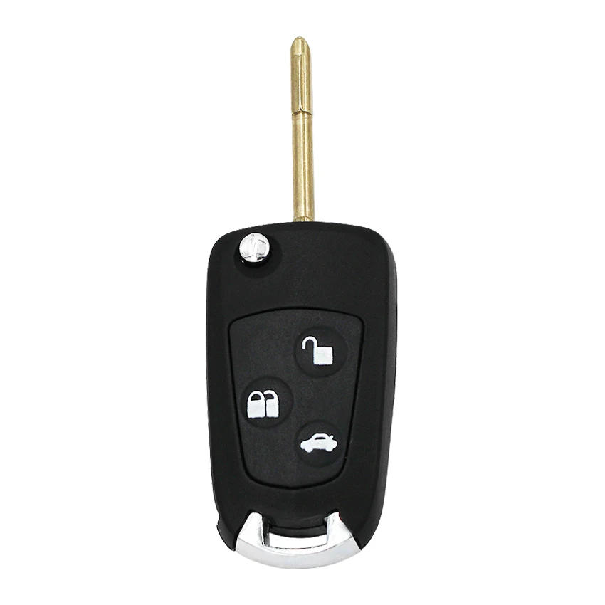 Распродажа! 3 кнопки дистанционного складывания флип чехол для ключей Fob Ford Focus KA