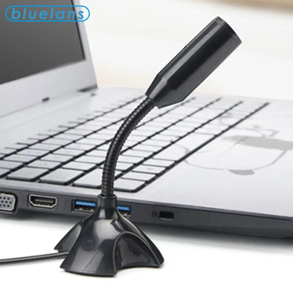 

Home Studio Adjustable USB Laptop Microphone Mini Studio Speech Microphone Stand Mic With Holder for Desktop PC High Quality